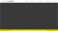Desktop Screenshot of groupe-altedis.com